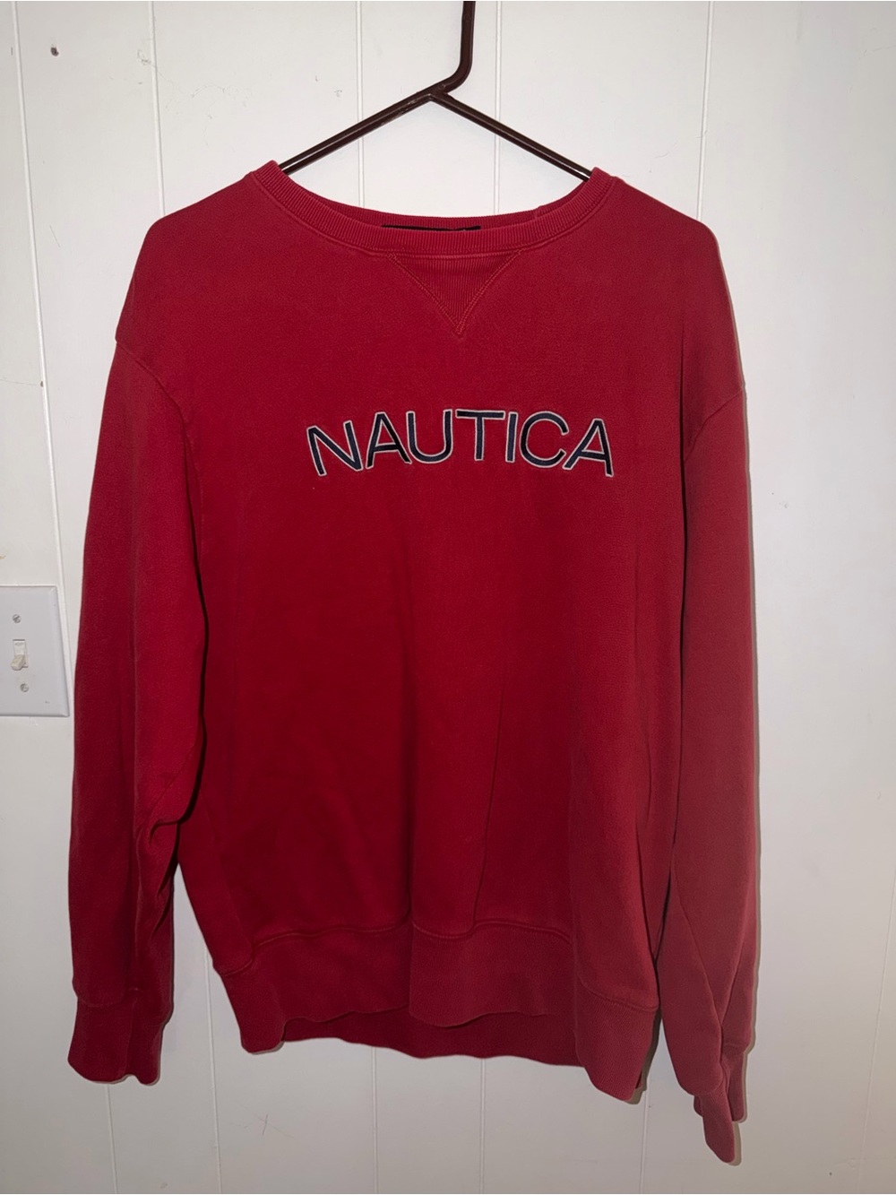 Nautica Crewneck Sweatshirt with Embroidered Logo